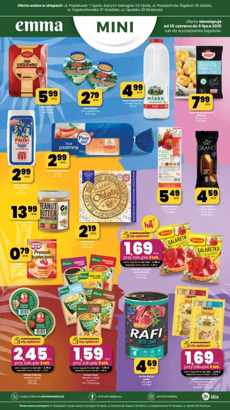 emma MARKET - gazetka promocyjna Plakaty promocyjne - Emma Mini od piątku 27.06 do środy 09.07 - strona 3