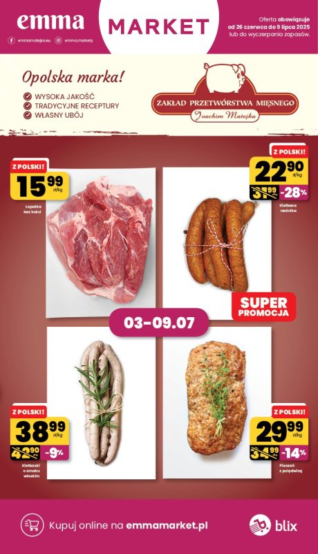 emma MARKET - gazetka promocyjna Gazetka od czwartku 26.06 do środy 09.07 - strona 3