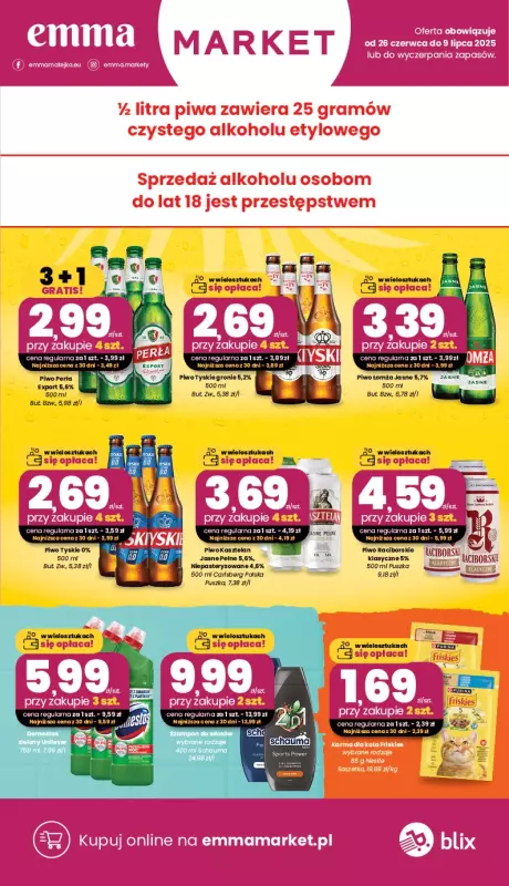 emma MARKET - gazetka promocyjna Gazetka od czwartku 26.06 do środy 09.07 - strona 7