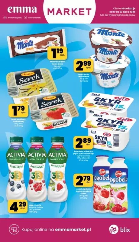 emma MARKET - gazetka promocyjna Gazetka od czwartku 10.07 do środy 23.07 - strona 8