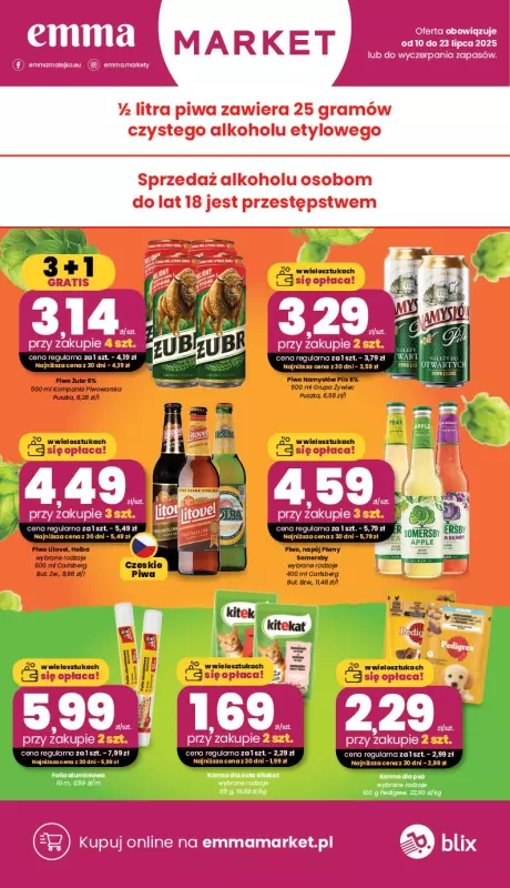 emma MARKET - gazetka promocyjna Gazetka od czwartku 10.07 do środy 23.07 - strona 6