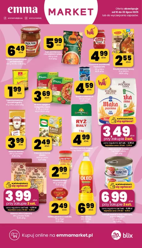 emma MARKET - gazetka promocyjna Gazetka od czwartku 10.07 do środy 23.07 - strona 10
