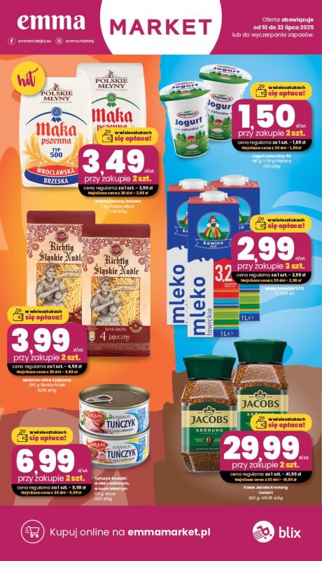 emma MARKET - gazetka promocyjna Gazetka od czwartku 10.07 do środy 23.07 - strona 4
