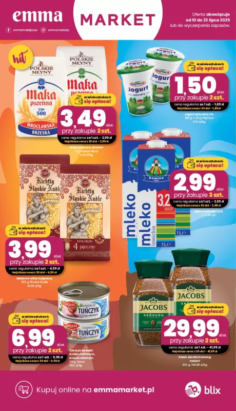 emma MARKET - gazetka promocyjna Gazetka od czwartku 10.07 do środy 23.07 - strona 4