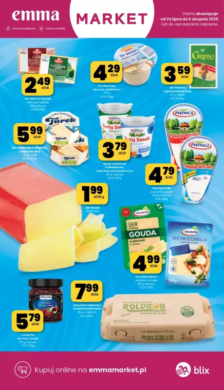 emma MARKET - gazetka promocyjna Gazetka od czwartku 24.07 do środy 06.08 - strona 7