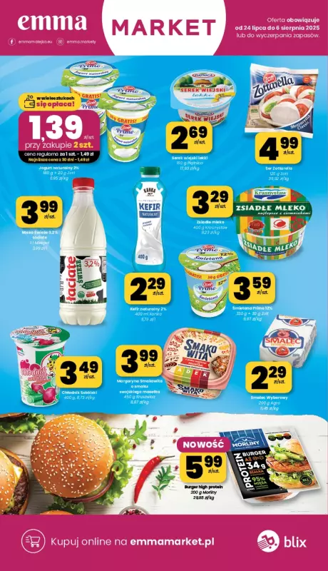emma MARKET - gazetka promocyjna Gazetka od czwartku 24.07 do środy 06.08 - strona 9