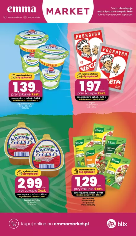 emma MARKET - gazetka promocyjna Gazetka od czwartku 24.07 do środy 06.08 - strona 4