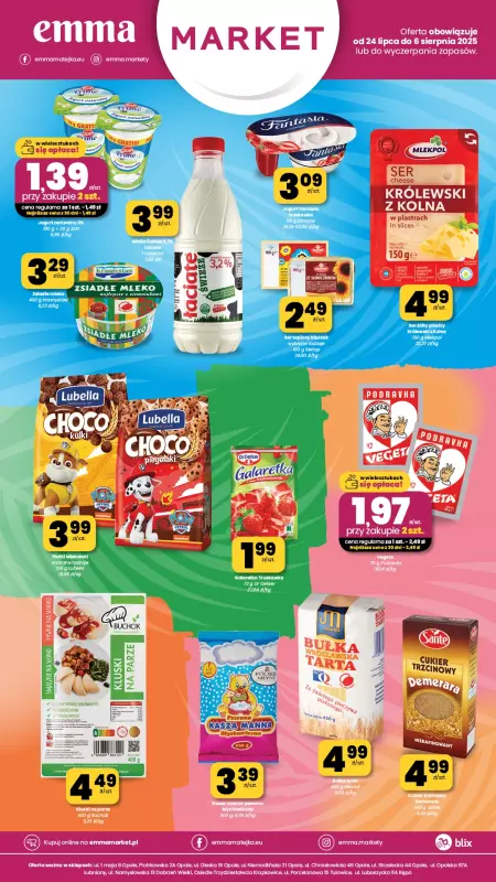 emma MARKET - gazetka promocyjna Plakaty promocyjne od czwartku 24.07 do środy 06.08 - strona 2