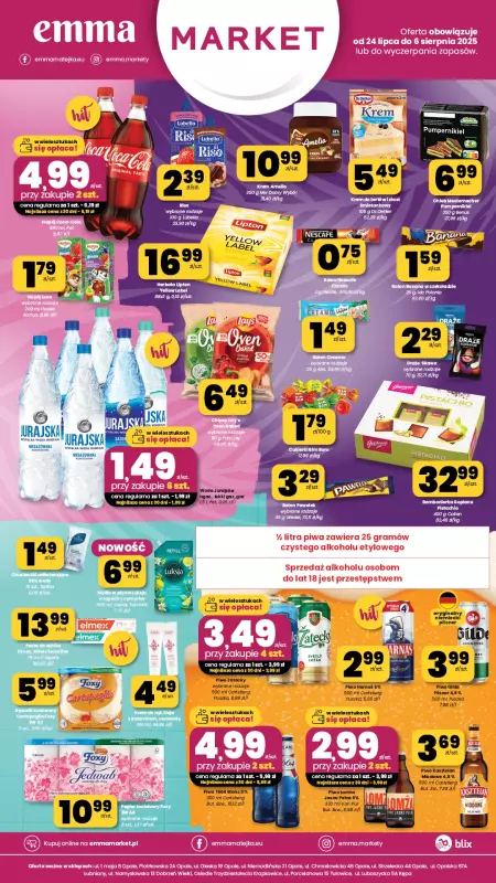 emma MARKET - gazetka promocyjna Plakaty promocyjne od czwartku 24.07 do środy 06.08 - strona 3