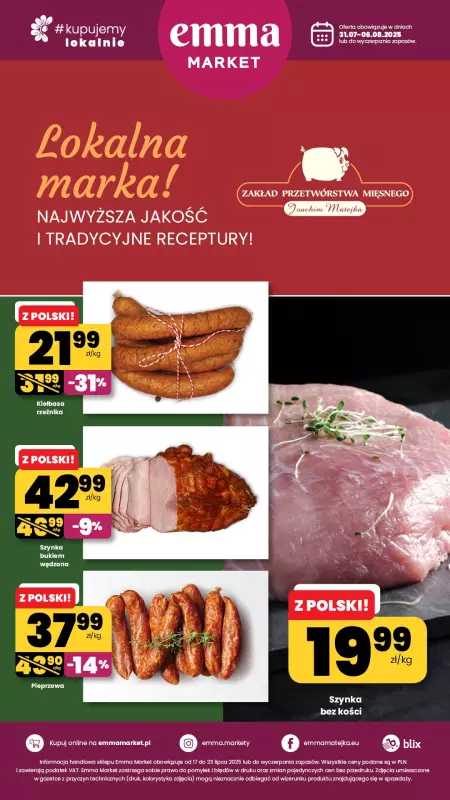 emma MARKET - gazetka promocyjna Plakaty promocyjne - Emma Delikatesy od czwartku 24.07 do środy 30.07 - strona 2