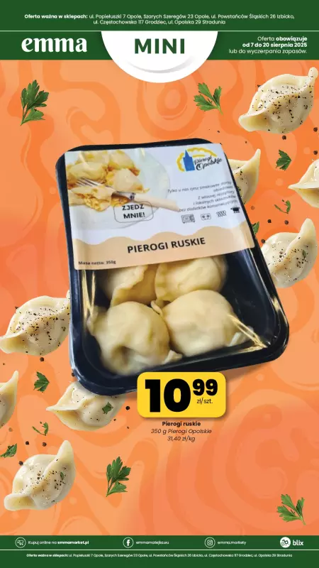 emma MARKET - gazetka promocyjna Plakat promocyjny - Emma Mini  