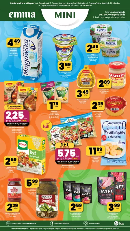 emma MARKET - gazetka promocyjna Plakaty promocyjne - Emma Mini od czwartku 07.08 do środy 20.08 - strona 4