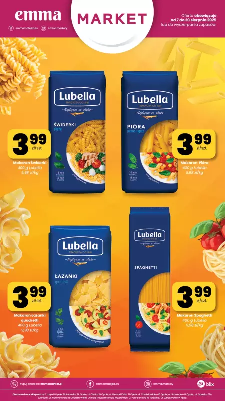 emma MARKET - gazetka promocyjna Plakaty promocyjne  