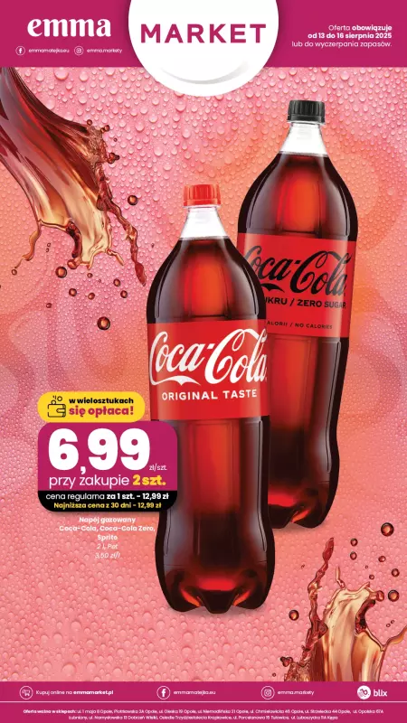 emma MARKET - gazetka promocyjna Plakat promocyjny  