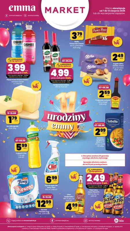 emma MARKET - gazetka promocyjna Plakat promocyjny  
