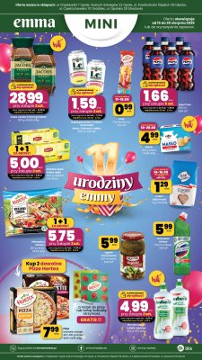 emma MARKET - gazetka promocyjna Plakat promocyjny - Emma Mini od piątku 15.08 do środy 20.08