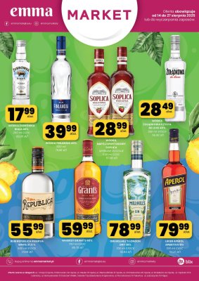 emma MARKET - gazetka promocyjna Oferta alkoholowa od środy 13.08 do środy 27.08