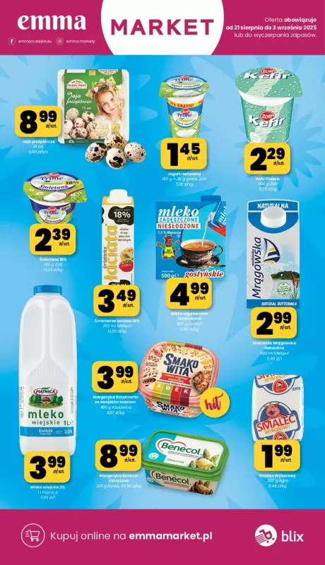 emma MARKET - gazetka promocyjna Gazetka od czwartku 21.08 do środy 03.09 - strona 7