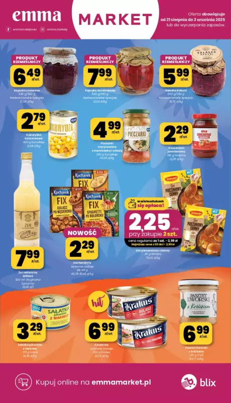 emma MARKET - gazetka promocyjna Gazetka od czwartku 21.08 do środy 03.09 - strona 9