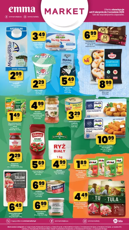 emma MARKET - gazetka promocyjna Plakaty promocyjne od czwartku 21.08 do środy 03.09 - strona 4