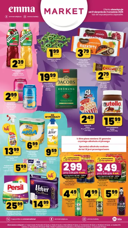 emma MARKET - gazetka promocyjna Plakaty promocyjne od czwartku 21.08 do środy 03.09 - strona 3