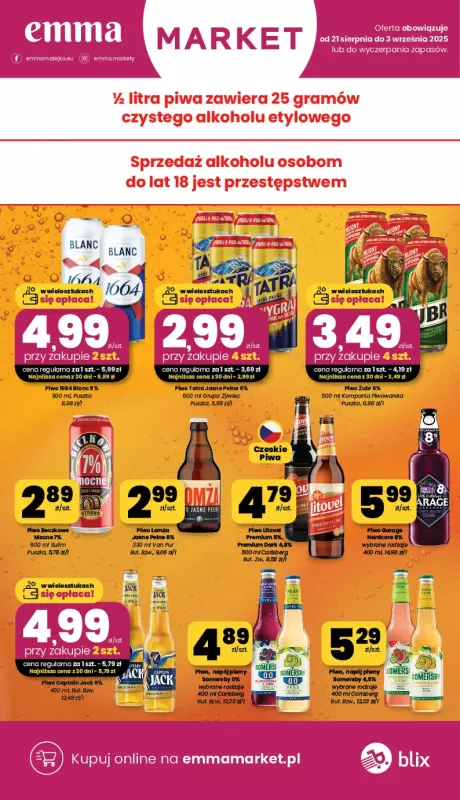 emma MARKET - gazetka promocyjna Gazetka od czwartku 21.08 do środy 03.09 - strona 20