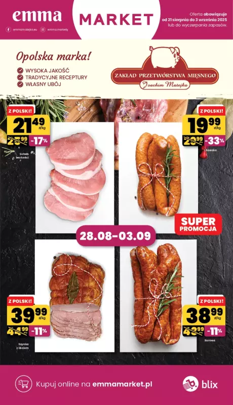 emma MARKET - gazetka promocyjna Gazetka od czwartku 21.08 do środy 03.09 - strona 3