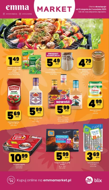 emma MARKET - gazetka promocyjna Gazetka od czwartku 21.08 do środy 03.09 - strona 11