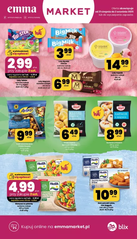 emma MARKET - gazetka promocyjna Gazetka od czwartku 21.08 do środy 03.09 - strona 13