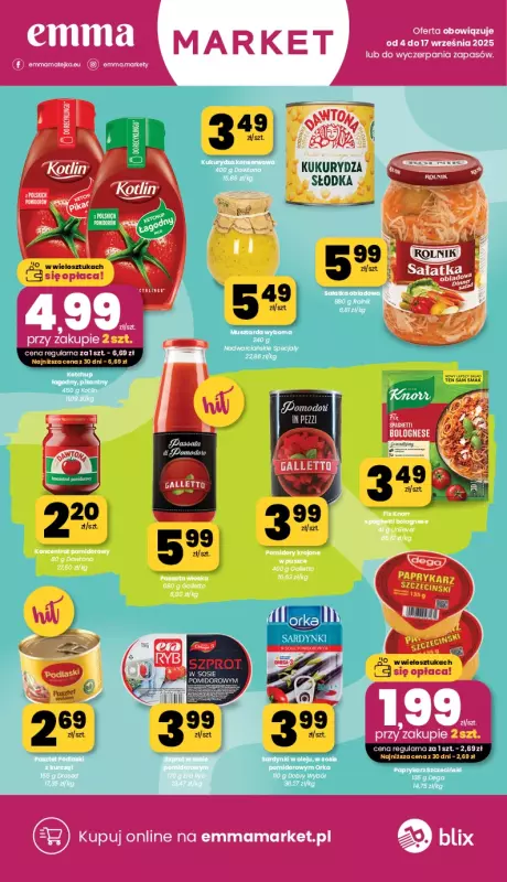 emma MARKET - gazetka promocyjna Gazetka od czwartku 04.09 do środy 17.09 - strona 11