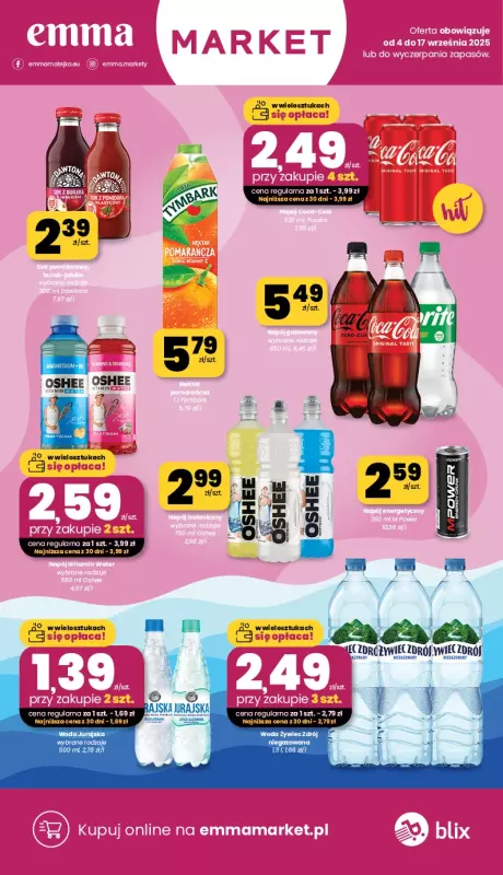 emma MARKET - gazetka promocyjna Gazetka od czwartku 04.09 do środy 17.09 - strona 19