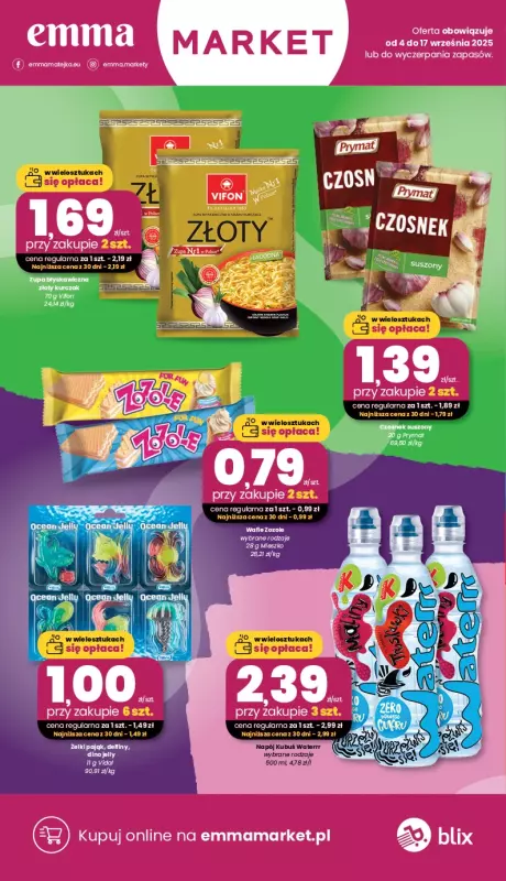 emma MARKET - gazetka promocyjna Gazetka od czwartku 04.09 do środy 17.09 - strona 4