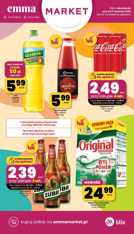 emma MARKET - gazetka promocyjna Gazetka od czwartku 04.09 do środy 17.09 - strona 24