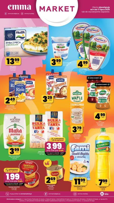 emma MARKET - gazetka promocyjna Plakaty promocyjne od czwartku 04.09 do środy 17.09