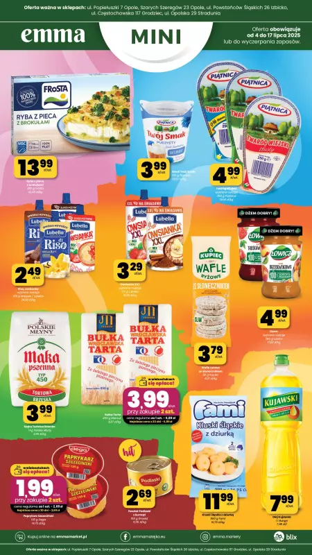 emma MARKET - gazetka promocyjna Plakaty Emma Mini od czwartku 04.09 do środy 17.09