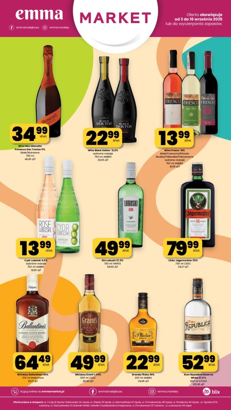 emma MARKET - gazetka promocyjna Plakaty alkoholowe od środy 03.09 do wtorku 16.09 - strona 2
