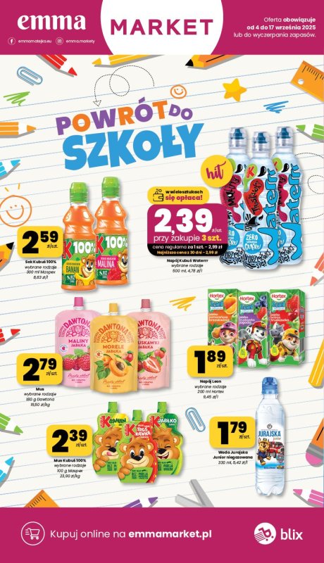 emma MARKET - gazetka promocyjna Gazetka od czwartku 04.09 do środy 17.09 - strona 16
