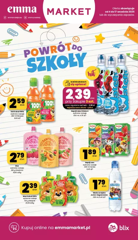 emma MARKET - gazetka promocyjna Gazetka od czwartku 04.09 do środy 17.09 - strona 16