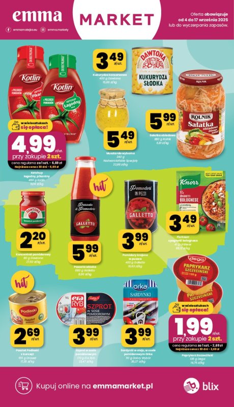 emma MARKET - gazetka promocyjna Gazetka od czwartku 04.09 do środy 17.09 - strona 9
