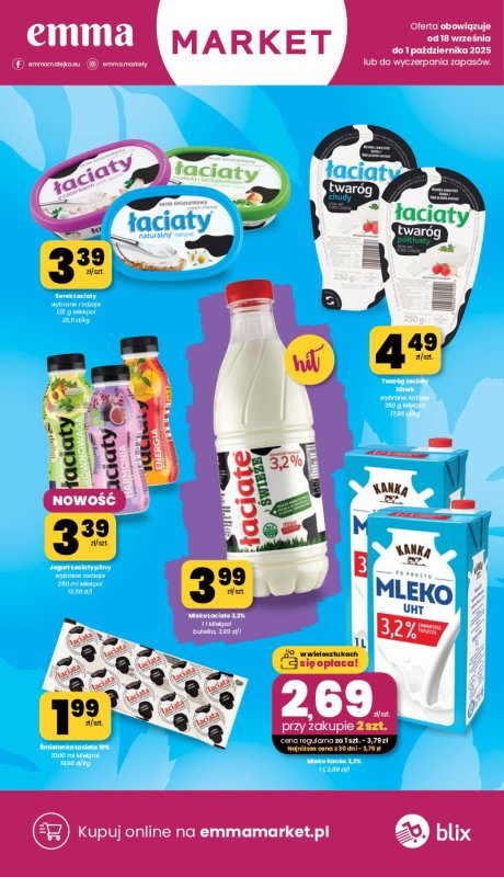 emma MARKET - gazetka promocyjna Gazetka od czwartku 18.09 do środy 01.10 - strona 7
