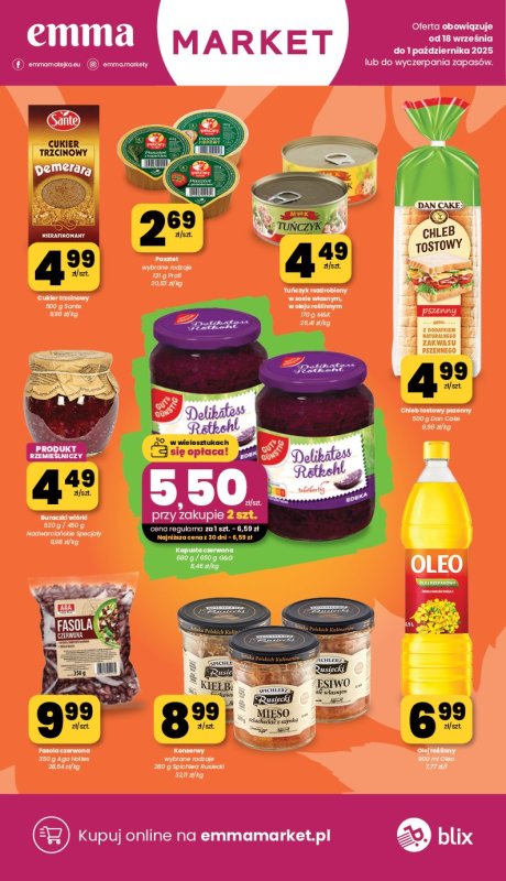 emma MARKET - gazetka promocyjna Gazetka od czwartku 18.09 do środy 01.10 - strona 10
