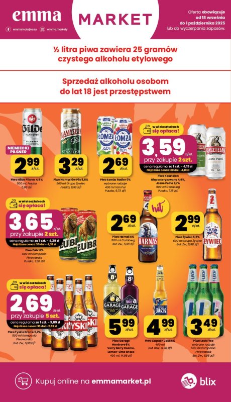 emma MARKET - gazetka promocyjna Gazetka od czwartku 18.09 do środy 01.10 - strona 17
