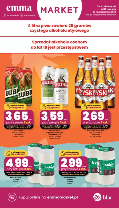 emma MARKET - gazetka promocyjna Gazetka od czwartku 18.09 do środy 01.10 - strona 6