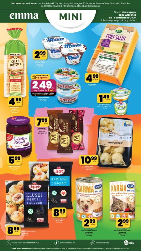 emma MARKET - gazetka promocyjna Plakaty promocyjne - Emma Mini od czwartku 18.09 do środy 01.10 - strona 4