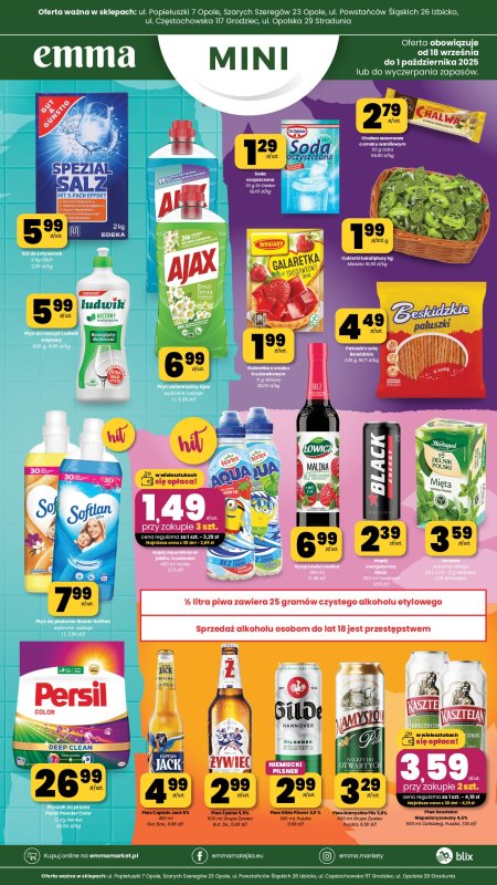 emma MARKET - gazetka promocyjna Plakaty promocyjne - Emma Mini od czwartku 18.09 do środy 01.10 - strona 3