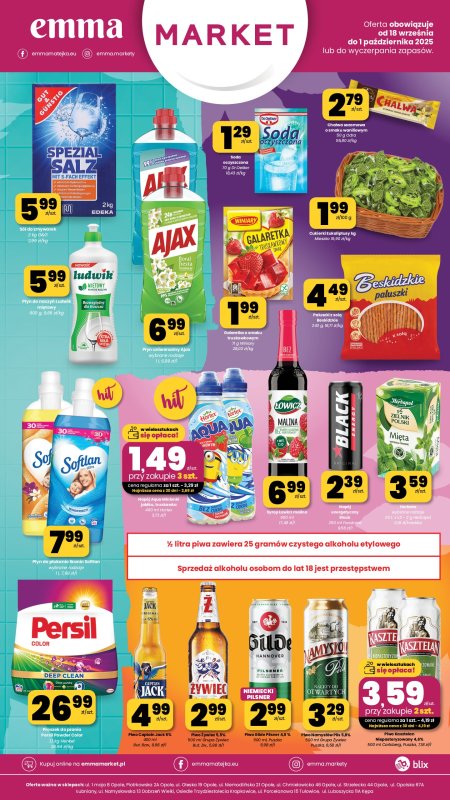 emma MARKET - gazetka promocyjna Plakaty promocyjne od czwartku 18.09 do środy 01.10 - strona 3