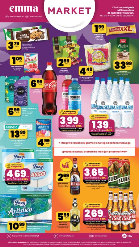 emma MARKET - gazetka promocyjna Plakaty promocyjne od czwartku 18.09 do środy 01.10 - strona 2