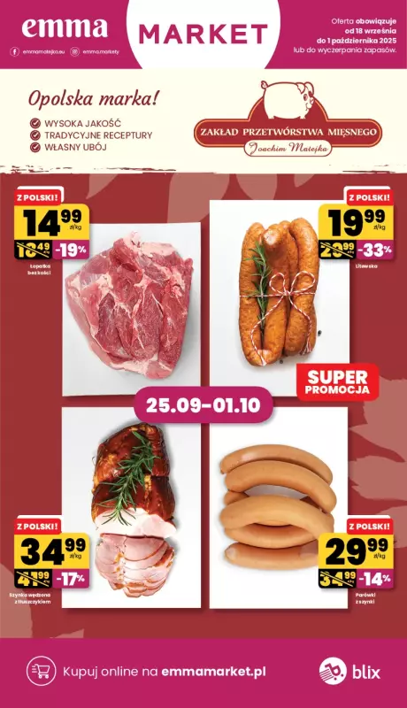 emma MARKET - gazetka promocyjna Gazetka od czwartku 18.09 do środy 01.10 - strona 3