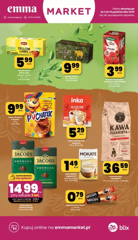 emma MARKET - gazetka promocyjna Gazetka od czwartku 02.10 do środy 15.10 - strona 13