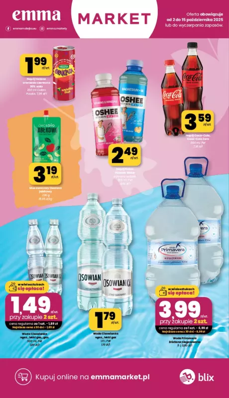 emma MARKET - gazetka promocyjna Gazetka od czwartku 02.10 do środy 15.10 - strona 15